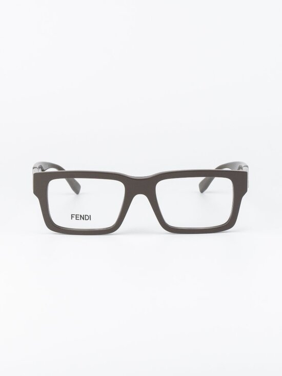 Fendi Women Eyeglasses Rectangular Brown FE50114I 050 NEW AUTHENTIC main image 5